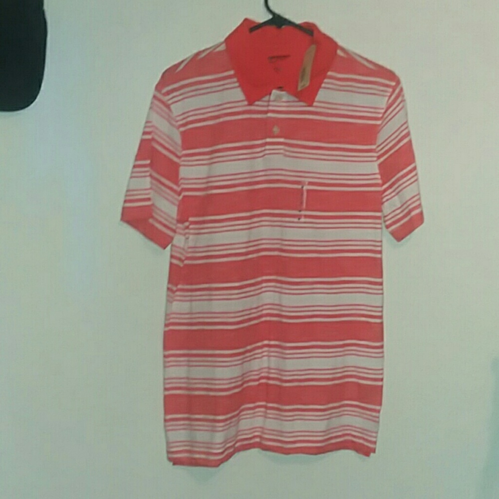 Orange button shirt